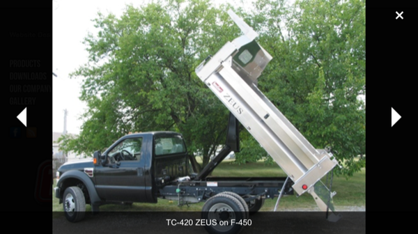 TC-420 ZEUS 5 Ton Dumping Ability Available only at NACE 281-369-1017