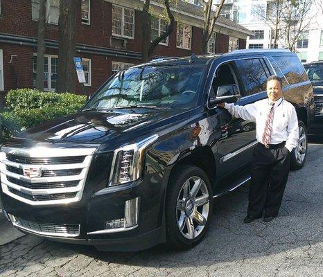 Chauffeur driven Cadillac Escalade  ESV