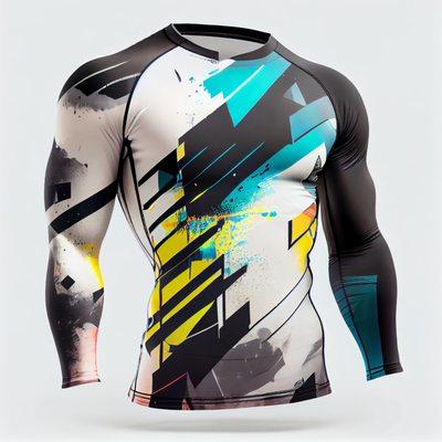 BJJ rash guard designed by adept creative