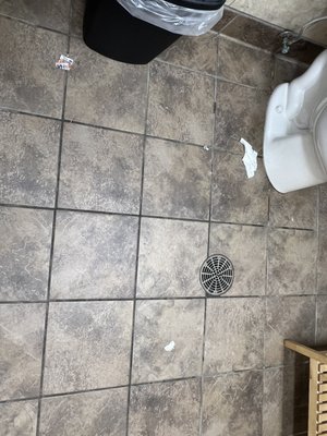 Typical bathroom floors