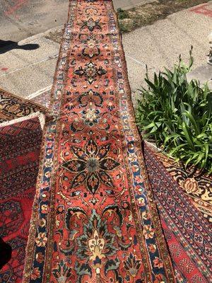 Antique runner call Lilian from Iran 150 years old Persian rug