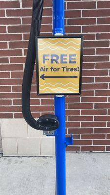 Free Tire Air Machines for our guests.