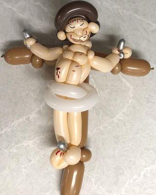 Jesus on The Cross Balloon Figure