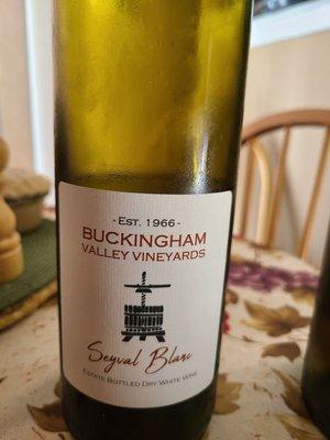 The Seyval Blanc from Mom's Apple Wine