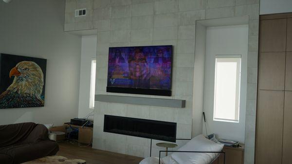 Installed a Control4 system, TV's, Speakers indoor and outdoor and an ARAKANIS Network for whole home WiFi.