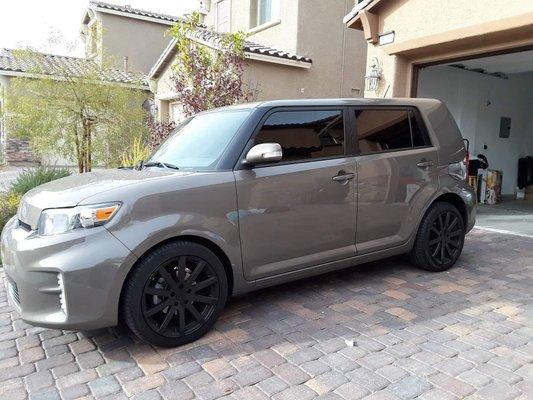 Scion XB after tint