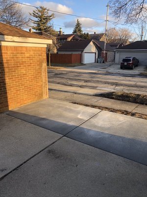 Backyard patio