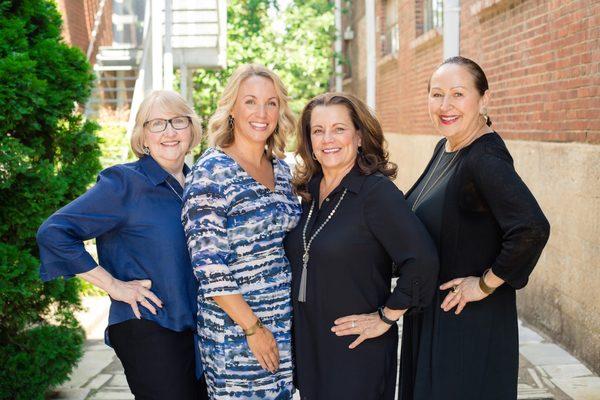 The Parmenter and Company Team, Thelma Kidd, Kate Cortner, Cindi Parmenter, Leesa LeClaire