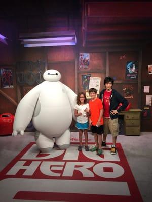 Sam somehow made it possible for them to meet the most in demand character-Baymax-from Big Hero 6! Smiles abounded. Thank you!