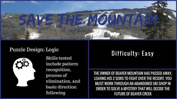 Save the Mountain Adventure