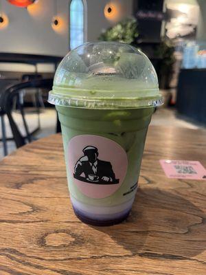 Iced lavender Matcha Latte 12oz