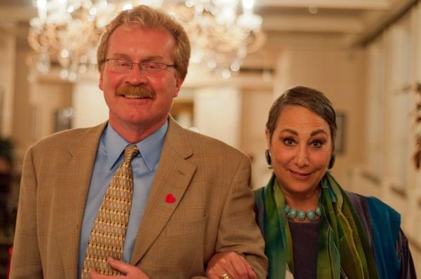 Long time Youth Homes supporters, Gary Carter and Dr. Suzanne Dudeck.