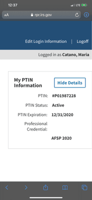 Ptin Certified