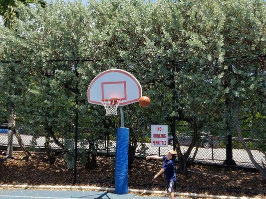 Basketball courts, both jr and full size.