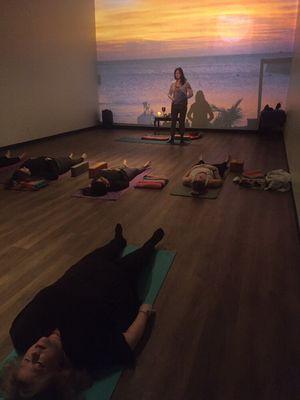 One of our class at Journey Inward Yoga.