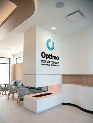 Optima Dermatology & Medical Aesthetics Waiting Room