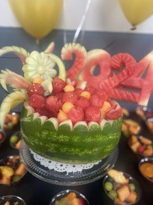 Fruit Carvings