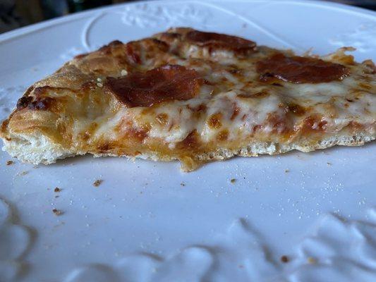 Tasty Crust Not Too Thin and Not Too Thick ! Nice amount of Delicious Sauce and Cheese !