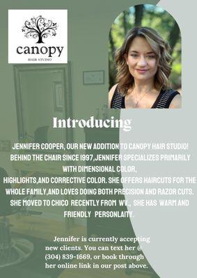 Bio and information about Jennifer Cooper