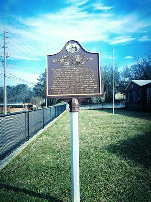 Lemon Street Historical Marker