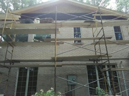 We did a brick addition on a spectacular home in Emmaus. We match the brick perfectly that was existing on the home.