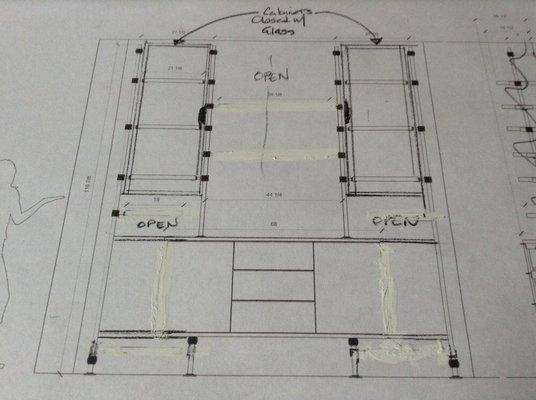 Designing a wall unit