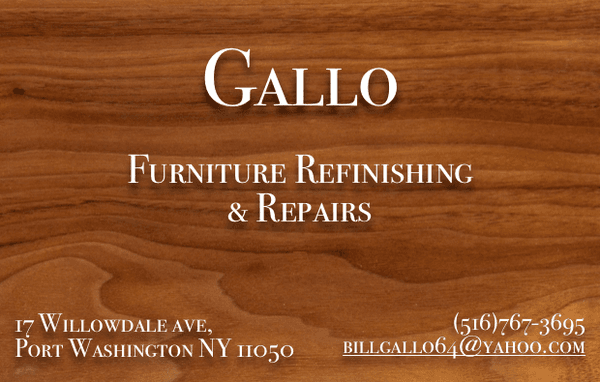 Gallo Furniture Refinishing & Repair