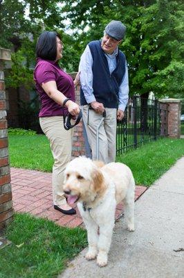 CAREGivers are also able to help take care of Senior's pets