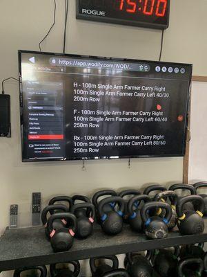 Workout board