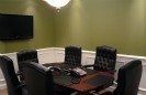 Business Suites of Columbia's small conference room; equipped with PC-ready LCD screen TV, Wi-Fi and polycom.