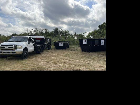 Dumpsters ready for delivery