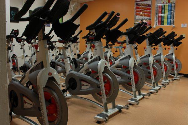 Don't miss out on the action in our cycling classes. You will definitely work up a sweat during this workout.