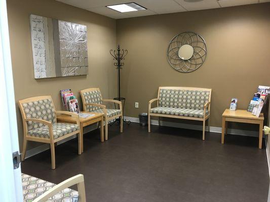 Clinton office - patient waiting area