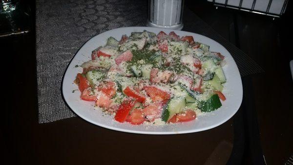 Nice and fresh vegetable salad