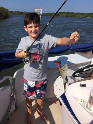 My son on his first cast!!!