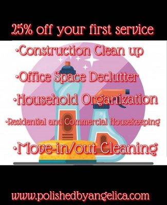 Call today for all of your cleaning needs!