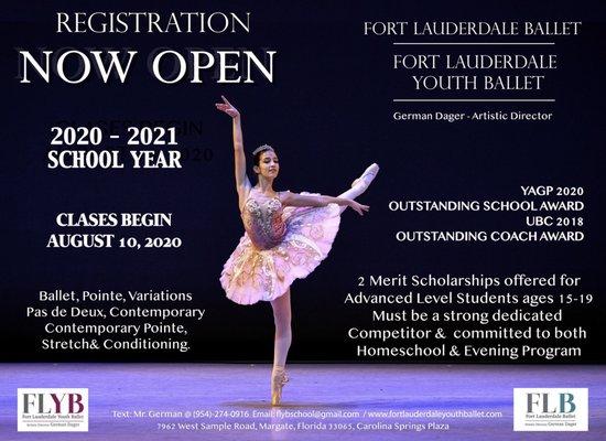 Registrations now opened for Fall.