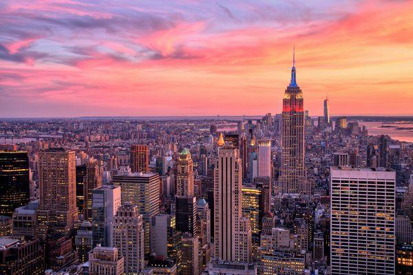 Empire State Building at Sunset