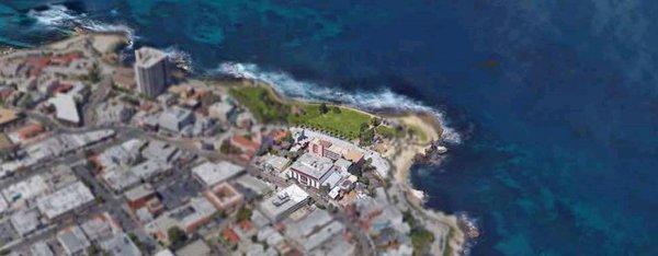 Birdseye view of Granite Escrow, La Jolla