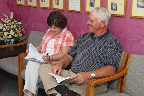 Comfortable and caring office. "No wait" policy means you will be seen within minutes of your scheduled appointment time.