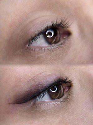 Shaded eyeliner