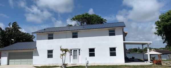 This is the house after the roof was replaced