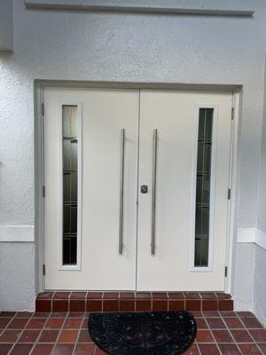 Front door install.