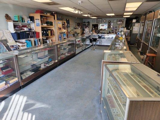 Coin Exchange of West Covina inside of store. Since 1963. Our customer service is second to none.