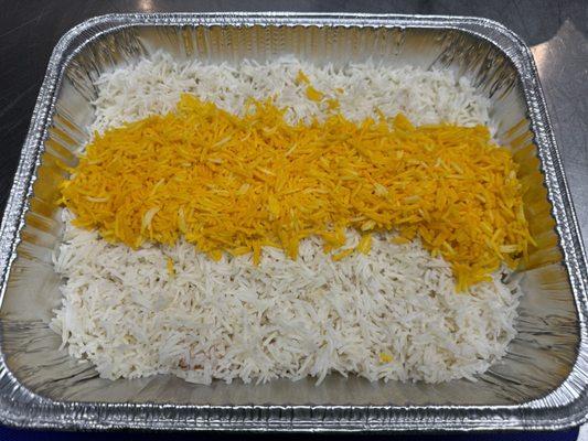 Basmati rice with saffron and clove!