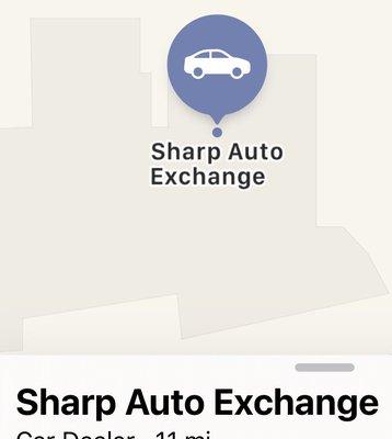 Sharp auto exchange