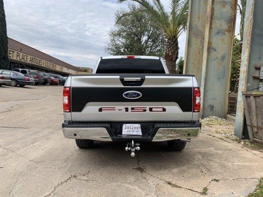 Rear tailgate wrap done by us same day!