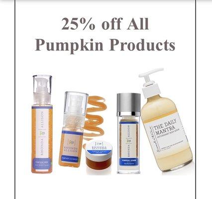 October 2018 monthly product special 25% off of these lovely products