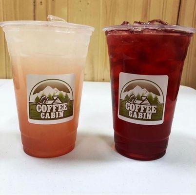 Very Berry Lemonade & Blueberry Hibiscus Iced Tea