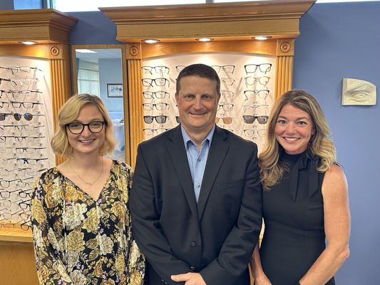 Dr. Lindsey Rector, Dr. Jeff Pietrzyk, and Dr. Christa Pietrzyk.